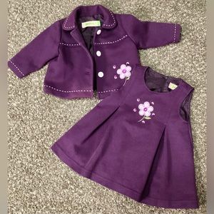 Jessy Frans dress and coat (kids). Like new
